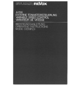 Revox A-700-Varispeed-Owners-Manual 